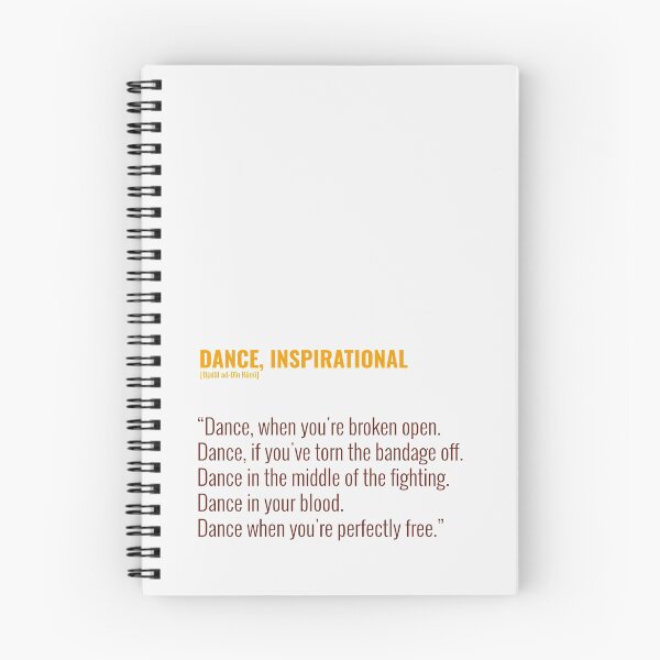 Item preview, Djalâl ad Dîn Rûmî, Insprational Quotes about Dancing designed and sold by Studio TANFF.