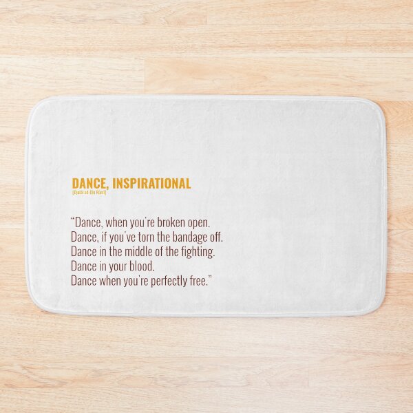 Item preview, Djalâl ad Dîn Rûmî, Insprational Quotes about Dancing designed and sold by Studio TANFF.