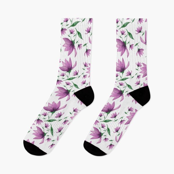 Item preview, Purple Flowers Pattern designed and sold by Nesro34.