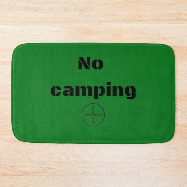 Item preview, No Camping - Gamer life design designed and sold by Witfulwisdom.