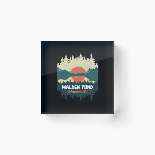 Item preview, Retro Walden Pond Massachusetts designed and sold by Friday NightCo.