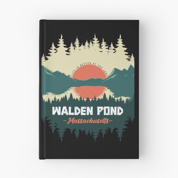 Item preview, Retro Walden Pond Massachusetts designed and sold by Friday NightCo.