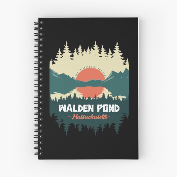 Item preview, Retro Walden Pond Massachusetts designed and sold by Friday NightCo.