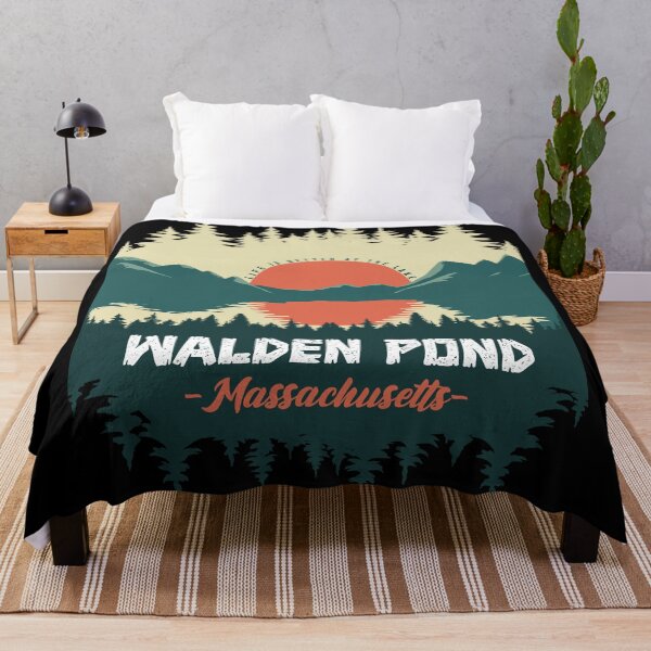 Item preview, Retro Walden Pond Massachusetts designed and sold by Friday NightCo.