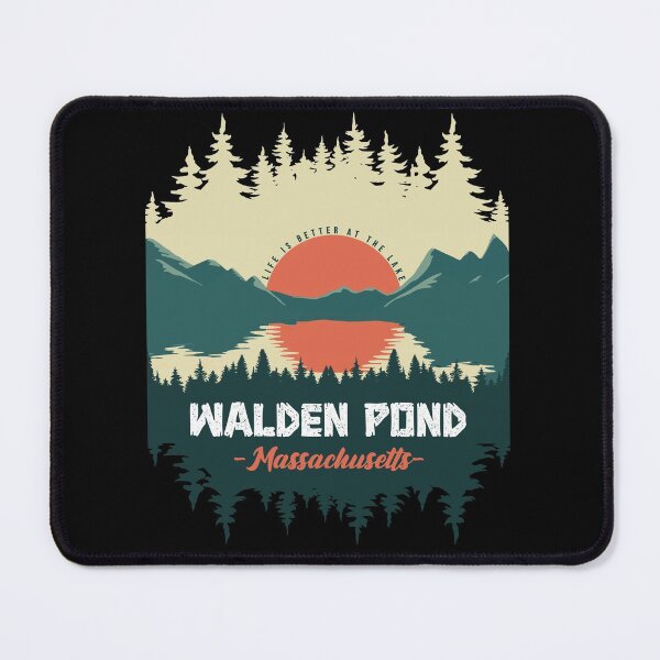 Item preview, Retro Walden Pond Massachusetts designed and sold by Friday NightCo.