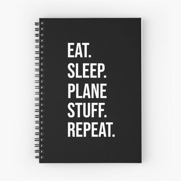 Item preview, Eat Sleep Plane Stuff Repeat : Funny Aerospace Engineering T-shirt Coworker Gag Gift For Men And Women (Birthday, Halloween, Christmas & Thanksgiving Gifts Idea) designed and sold by Letaf.