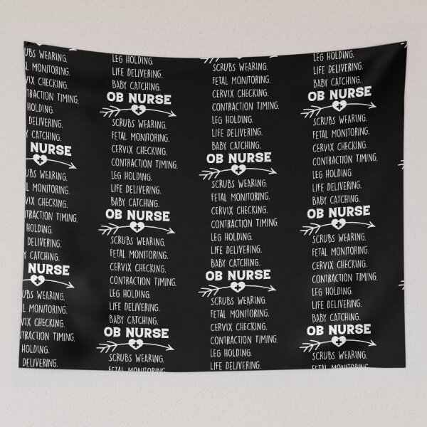 Item preview, OB Nurse Crew - OBGYN Nursing - Obstetrical Nurse - Labor Delivery Nurse designed and sold by BestUncommonTee.