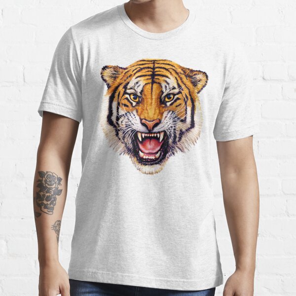 snarling tiger t-shirt design Essential T-Shirt