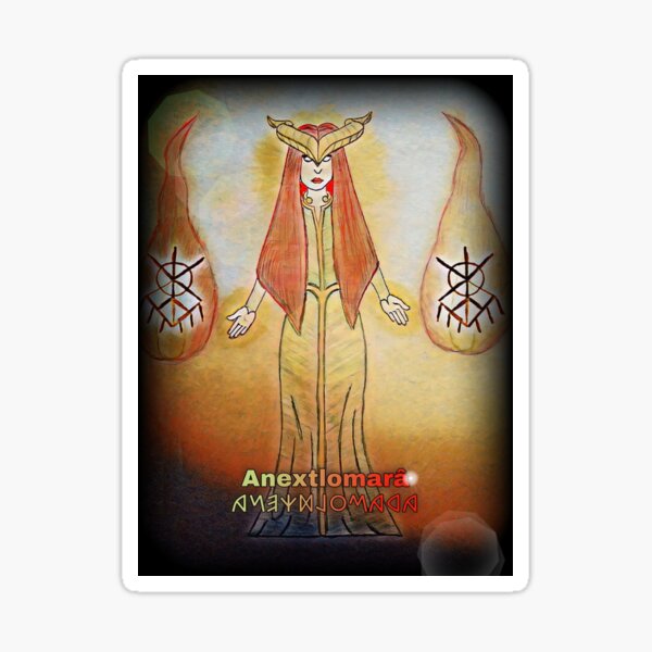 Item preview, Goddess Anextlomarâ Print designed and sold by ToutaGalation.