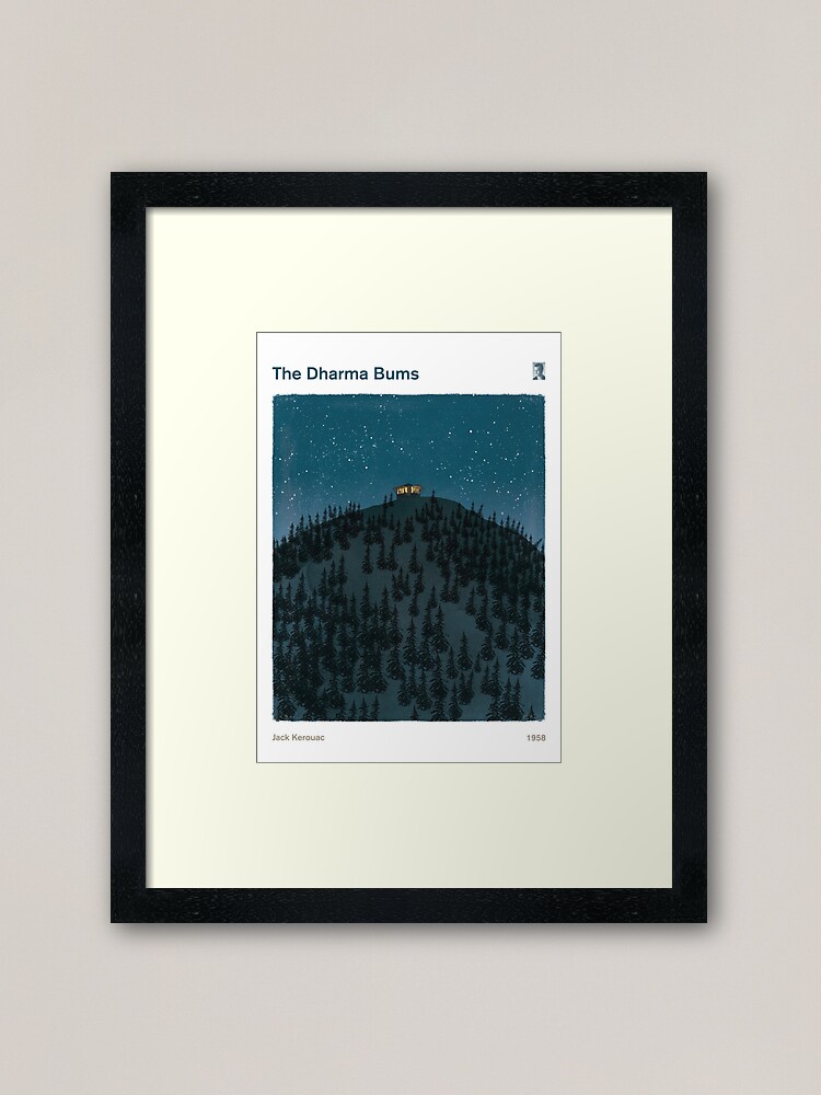 Alternate view of The Dharma Bums - Jack Kerouac Framed Art Print