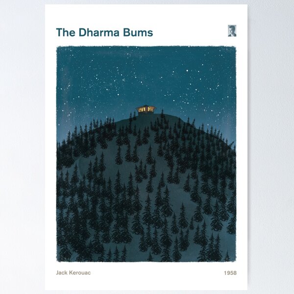 Item preview, The Dharma Bums - Jack Kerouac designed and sold by RedHillPrints.