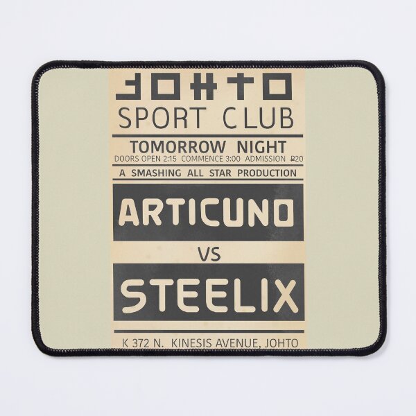 Item preview, PKMN Articuno vs Steelix Battle Poster designed and sold by JCalvert-Design.