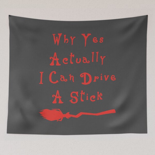 Item preview, Why Yes Actually I Can Drive A Stick - funny halloween Cool Gift Design designed and sold by oussamah99.