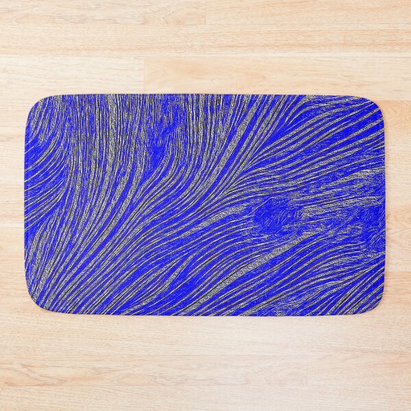 Item preview, Cobalt Blue Shimmer Stripes designed and sold by fatenanwar.