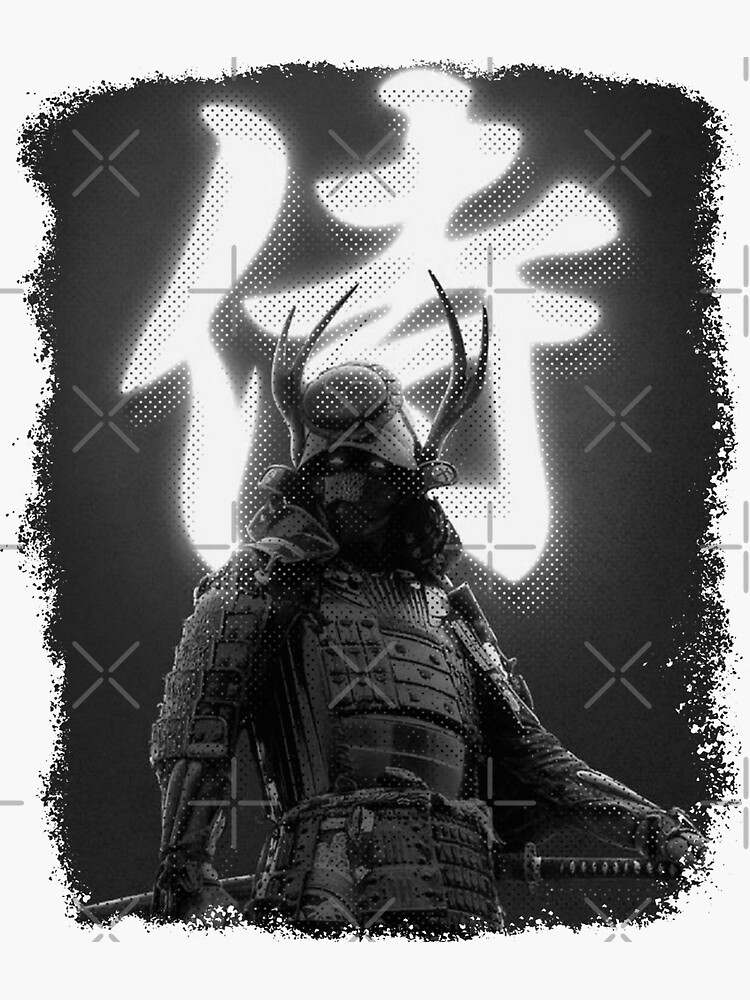 Samurai Warrior Vintage Fighter Retro Bushido Japanese Swordsmen Sticker For Sale By Salammed 0997