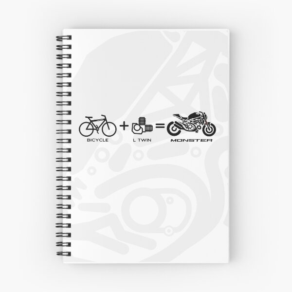 Item preview, Bicycle + L-Twin = Monster, Design Math for the Real Bikers designed and sold by etoide.