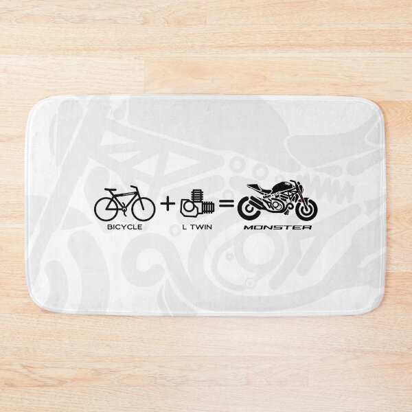 Item preview, Bicycle + L-Twin = Monster, Design Math for the Real Bikers designed and sold by etoide.