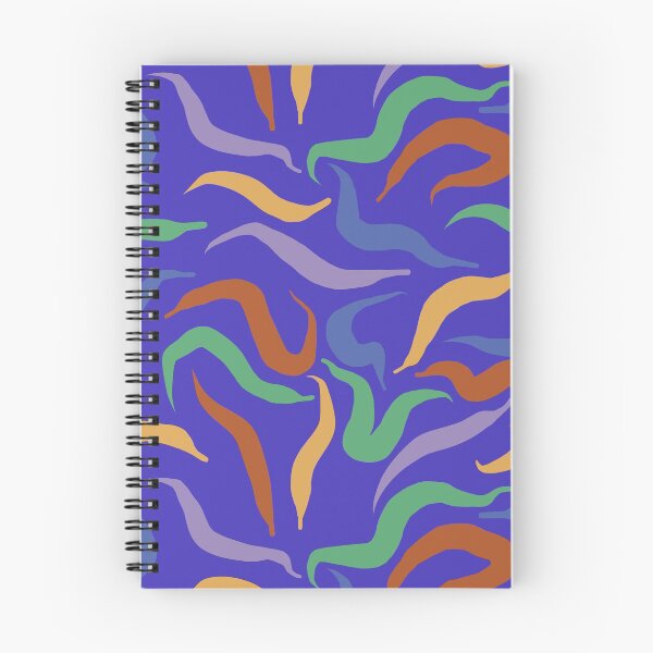 Item preview, Creature color Worms Blue background designed and sold by Miranda Benson.