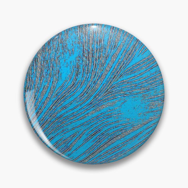 Item preview, Turquoise Shimmer Stripes designed and sold by fatenanwar.