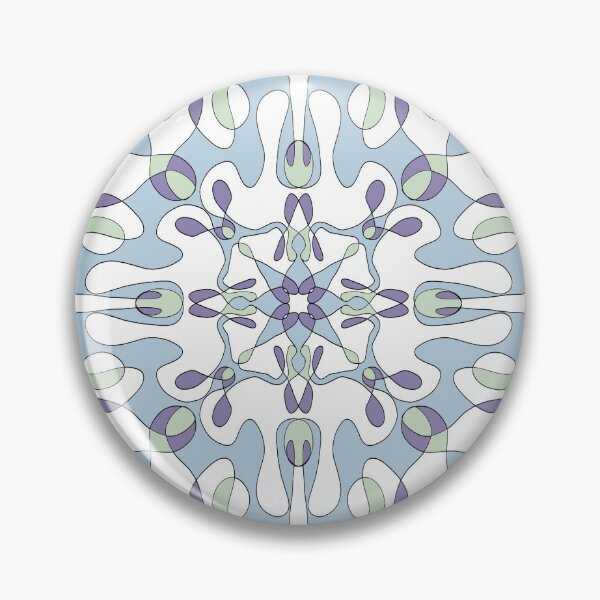 Item preview, Geometric purple, green, and blue design.  designed and sold by PaintingsByKF.