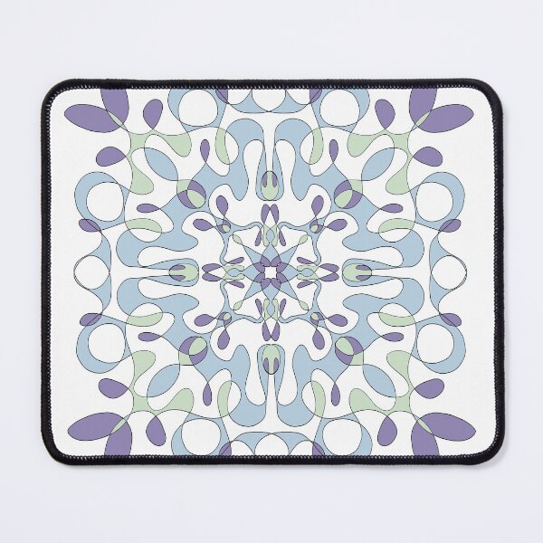 Item preview, Geometric purple, green, and blue design. designed and sold by PaintingsByKF.