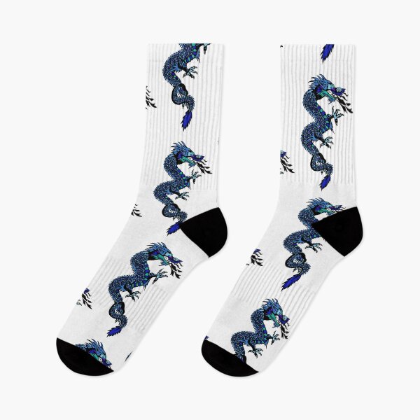 Item preview, Blue Chinese dragon design designed and sold by KaisPrints.