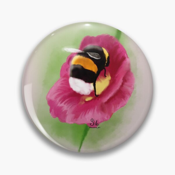 Item preview, Bumblebee in a flower designed and sold by acsalva.