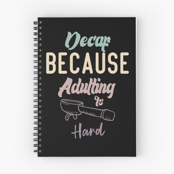 Item preview, Decaf Because Adulting Is Hard designed and sold by medbdj.