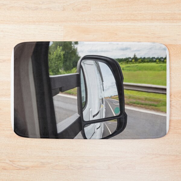 Item preview, Road view from the side mirror. Traveling by car. designed and sold by anytka.
