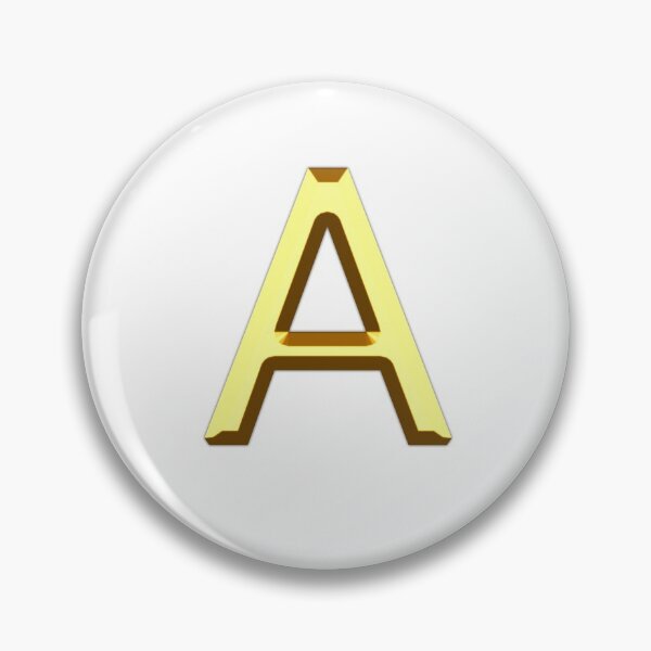 Item preview, Gold Alphabet A designed and sold by If-Art.