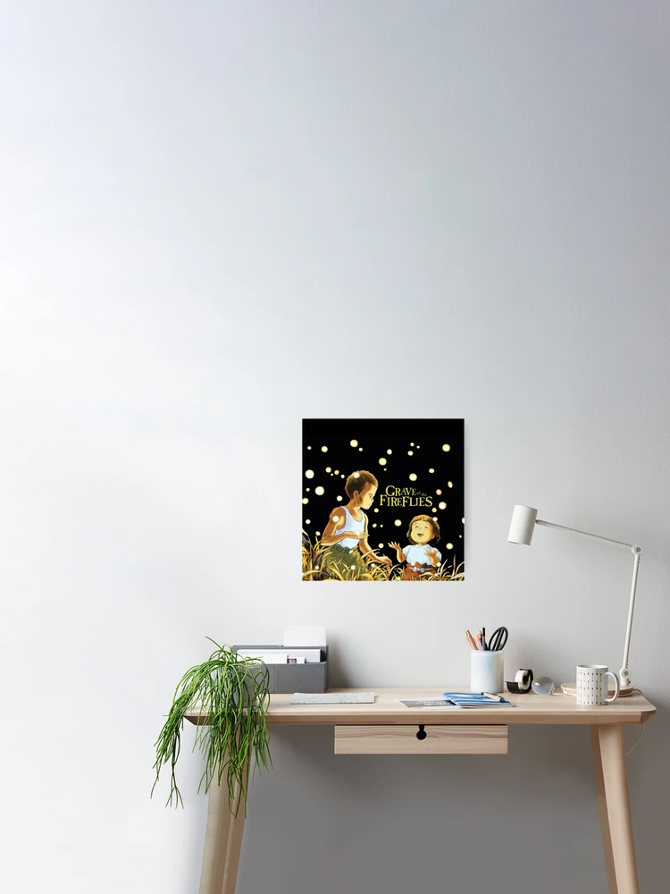 Grave of The Fireflies Scene with Logo Poster for Sale by SillyFun