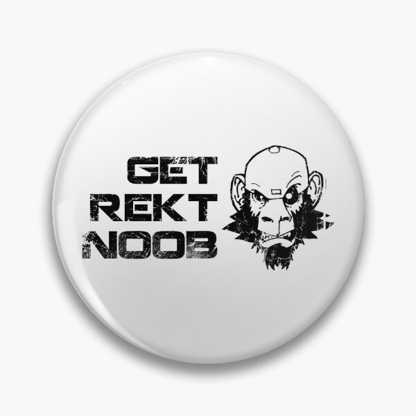 Item preview, Get REKT Noob Savage Monkey Face designed and sold by Movie-Takedown.