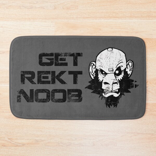 Item preview, Get REKT Noob Savage Monkey Face designed and sold by Movie-Takedown.