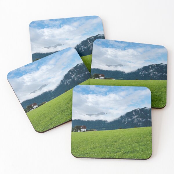 Item preview, Beautiful green mountains landscape in Switzerland Alps. designed and sold by anytka.