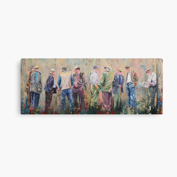 'Farmers Market' in acrylics Canvas Print
