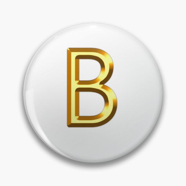 Item preview, Gold alphabets B designed and sold by If-Art.