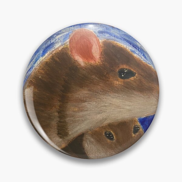 Item preview, Mummy and baby brown rat hiding in jar designed and sold by Rebekah Gavra.