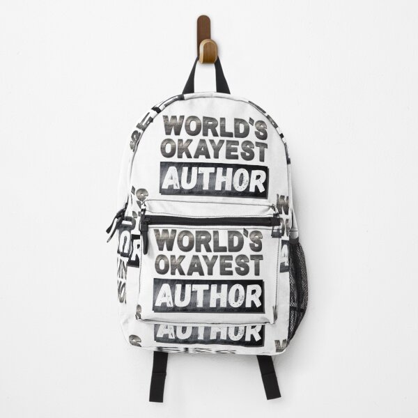 Item preview, World's Okayest Author, Vintage Grunge designed and sold by ACC .