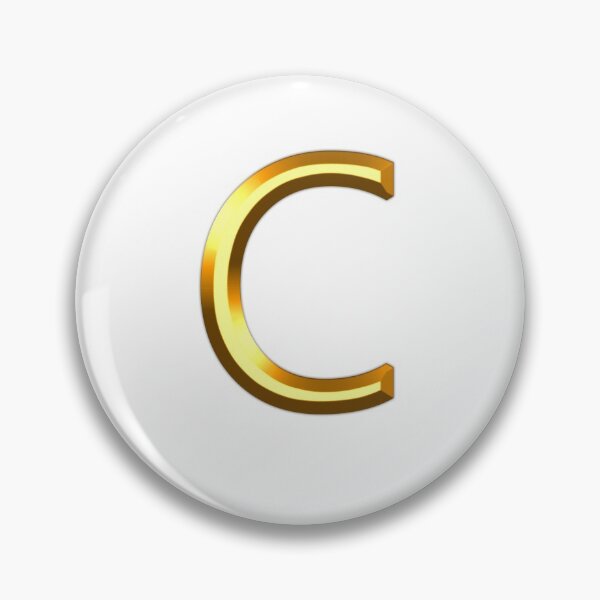 Item preview, Gold Alphabet C designed and sold by If-Art.