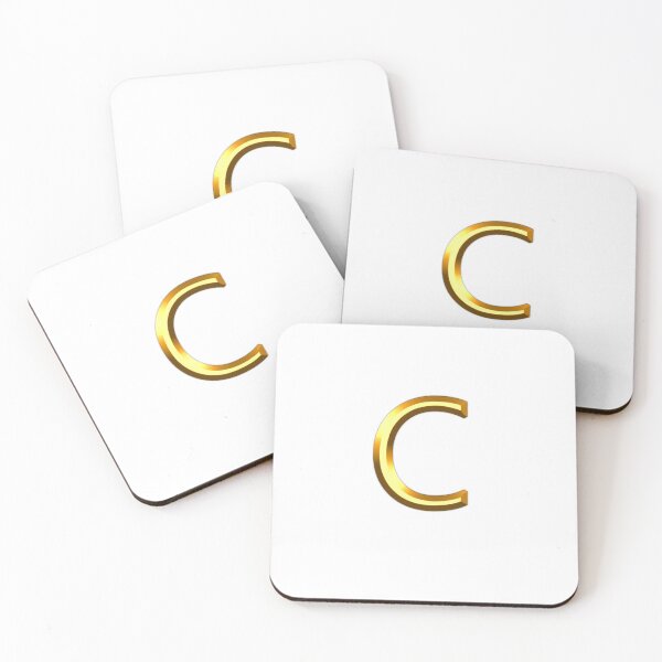Item preview, Gold Alphabet C designed and sold by If-Art.
