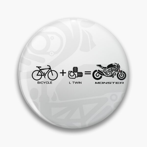 Item preview, Bicycle + L-Twin = Monster, Design Math for the Real Bikers designed and sold by etoide.