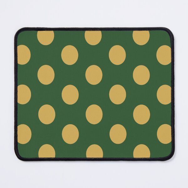 Item preview, Large GOLD and PINE GREEN POLKA DOTS designed and sold by RachelMacht.