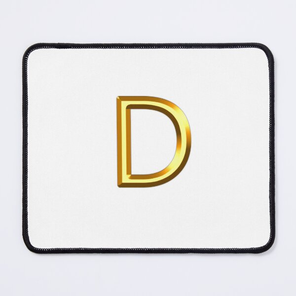 Item preview, Gold Alphabet D designed and sold by If-Art.
