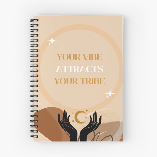 Item preview, Your Vibe Attracts Your Tribe Law of Attraction Boho Trending Shirt Mask Sticker  designed and sold by Common Truth.