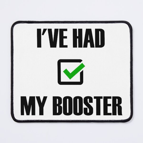 Item preview, I am vaccinated - I've had my booster vaccine Green tick checked box - Sleek design designed and sold by Deegital18.
