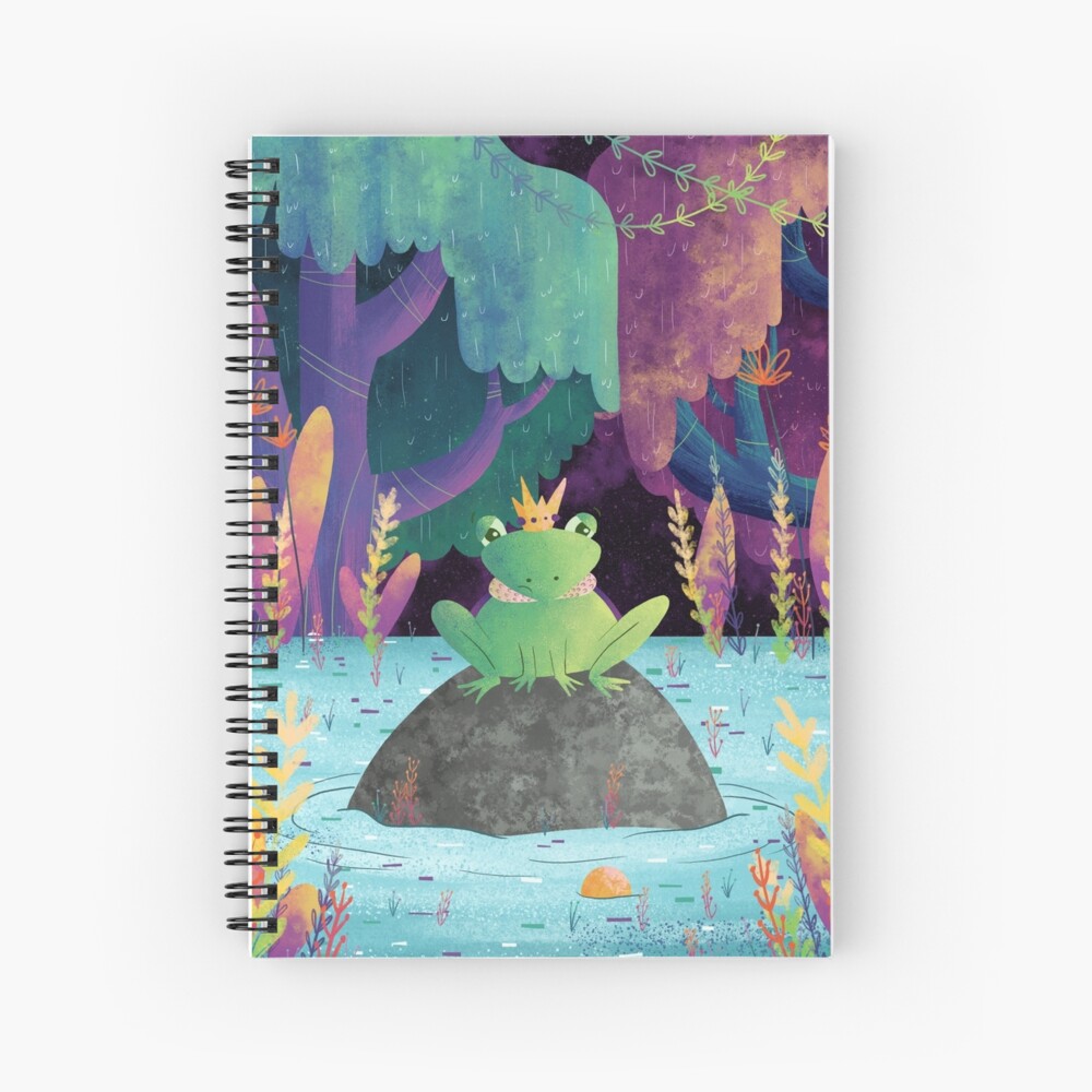 Frog Prince Spiral Notebook