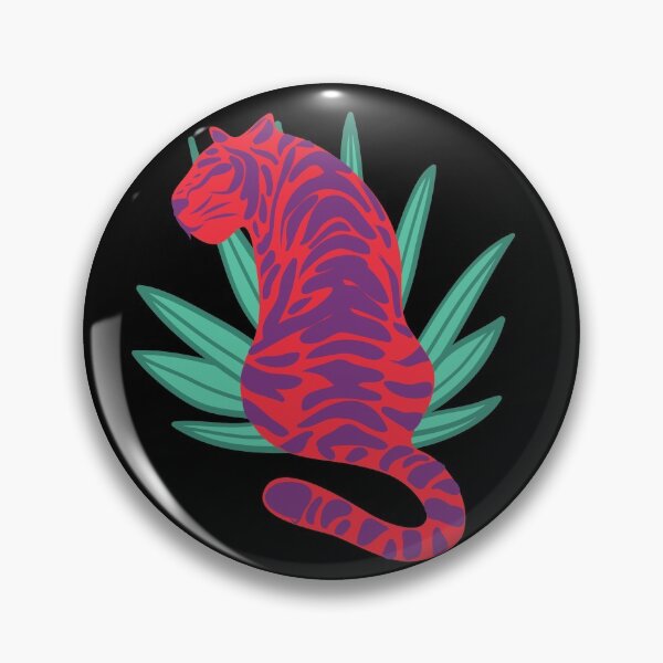Item preview, Year Of The Tiger Vintage Tropical Print designed and sold by Vibbin4Life33.