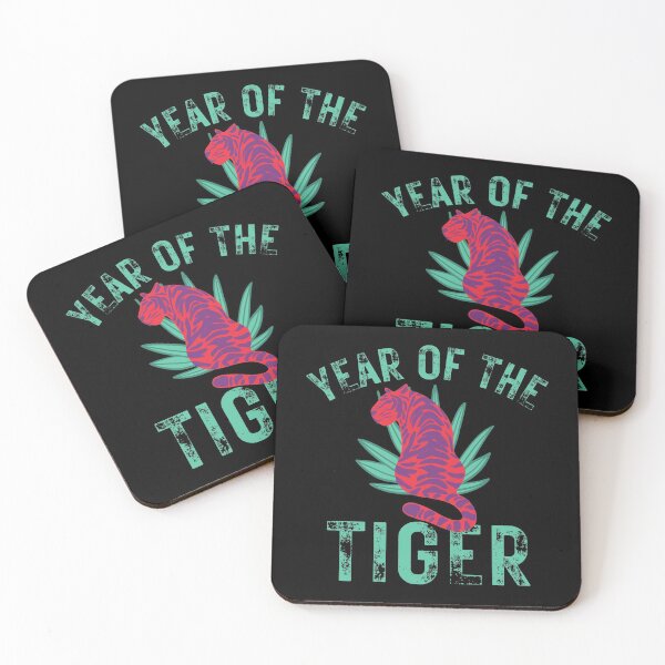 Item preview, Year Of The Tiger Vintage Tropical Print designed and sold by Vibbin4Life33.