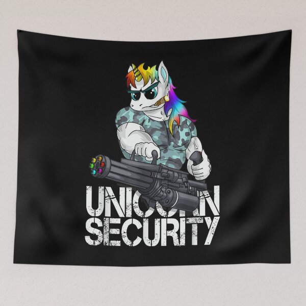 Item preview,  Unicorn Security Minigun Squad Dad Brother Gift designed and sold by idabry.