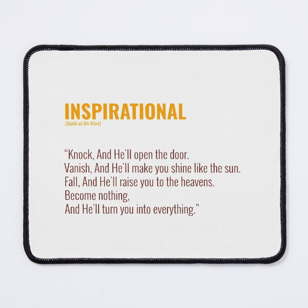 Item preview, Djalâl ad Dîn Rûmî, Insprational Quotes designed and sold by Studio TANFF.